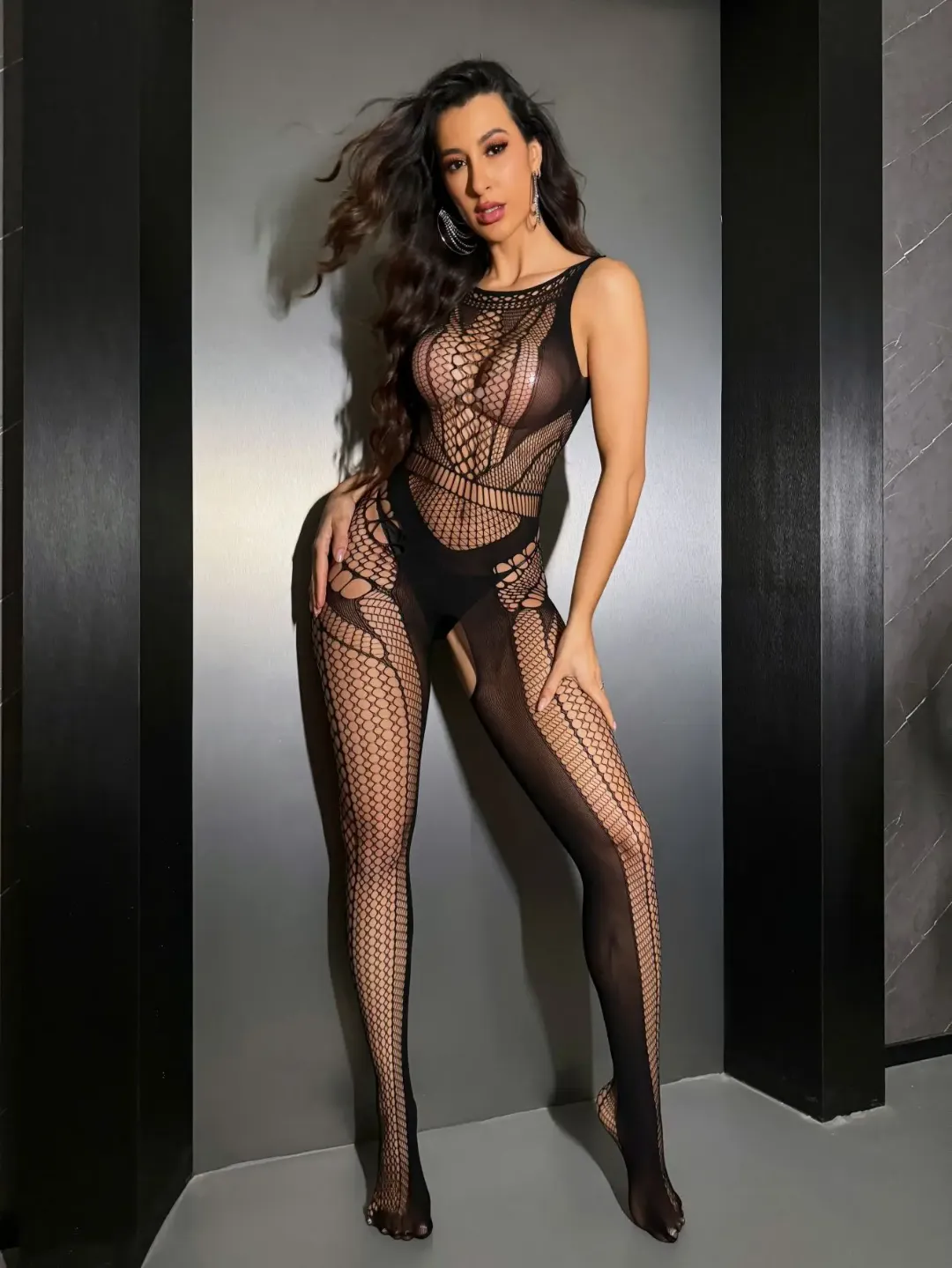 Corset Femme Sexy Dos Nu Creux Perspective Sans Manches Style Vintage