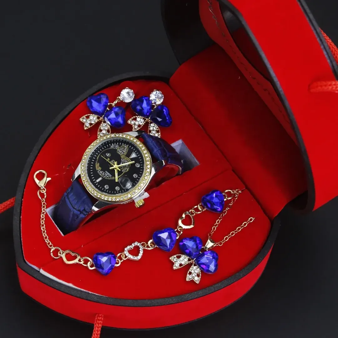 Montre de luxe pour femme petit cadran bracelet en cuir