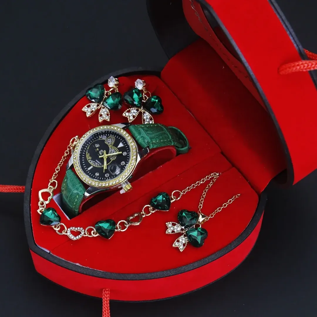 Montre de luxe pour femme petit cadran bracelet en cuir