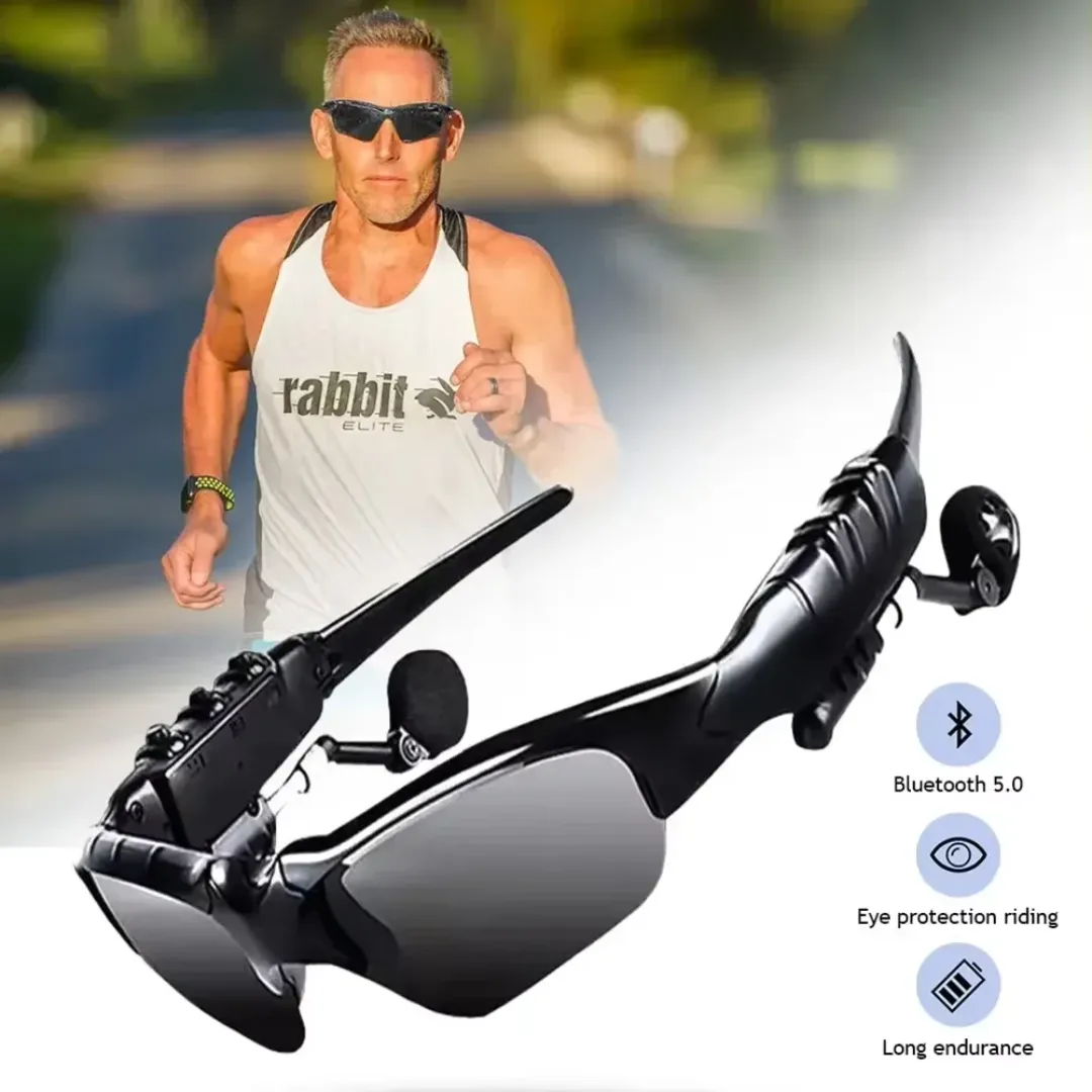Lunettes Audio Intelligentes BT 5.0 avec Son Surround pour Sports de Plein Air