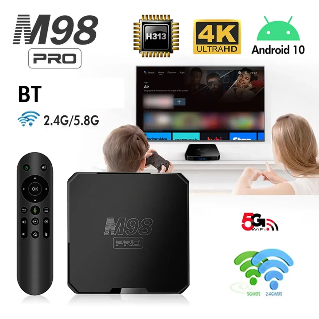 M98Pro ATV Smart TV Box Android 10.0 H313 128GB
