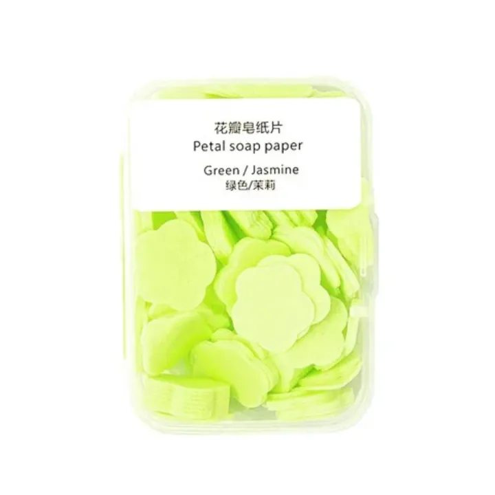 Bain parfumé Confettis Pétale Fleur Savon Lavage à la main Papier Savon