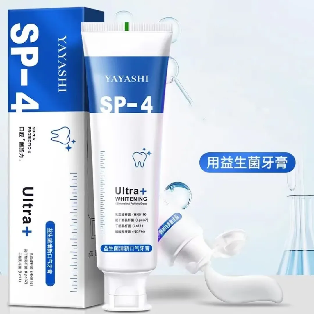 Nouveau SP-4 dentifrice blanchissant probiotique pour nettoyer les dents et rafraîchir l'haleine