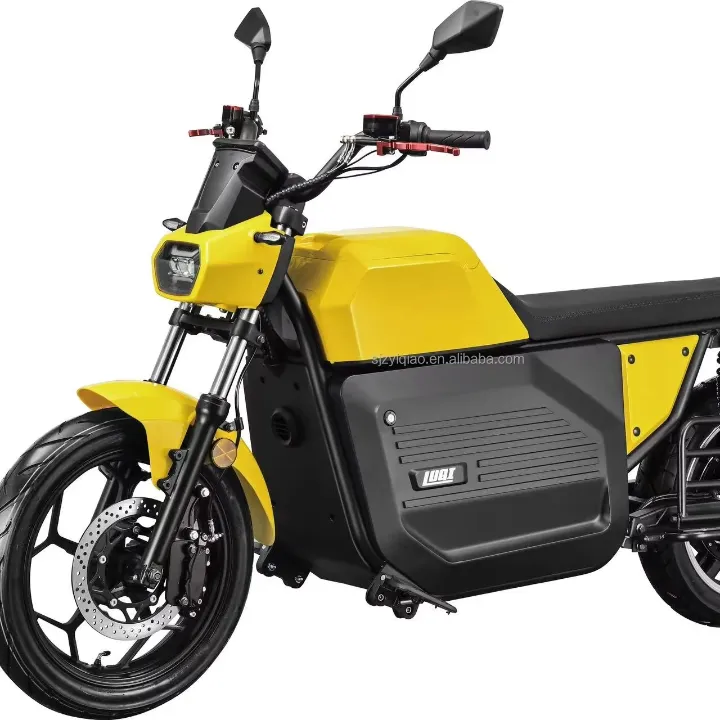 Moto électrique légale de ville 72V 110AH, vitesse max 80 km/h, 4000W sans brosse