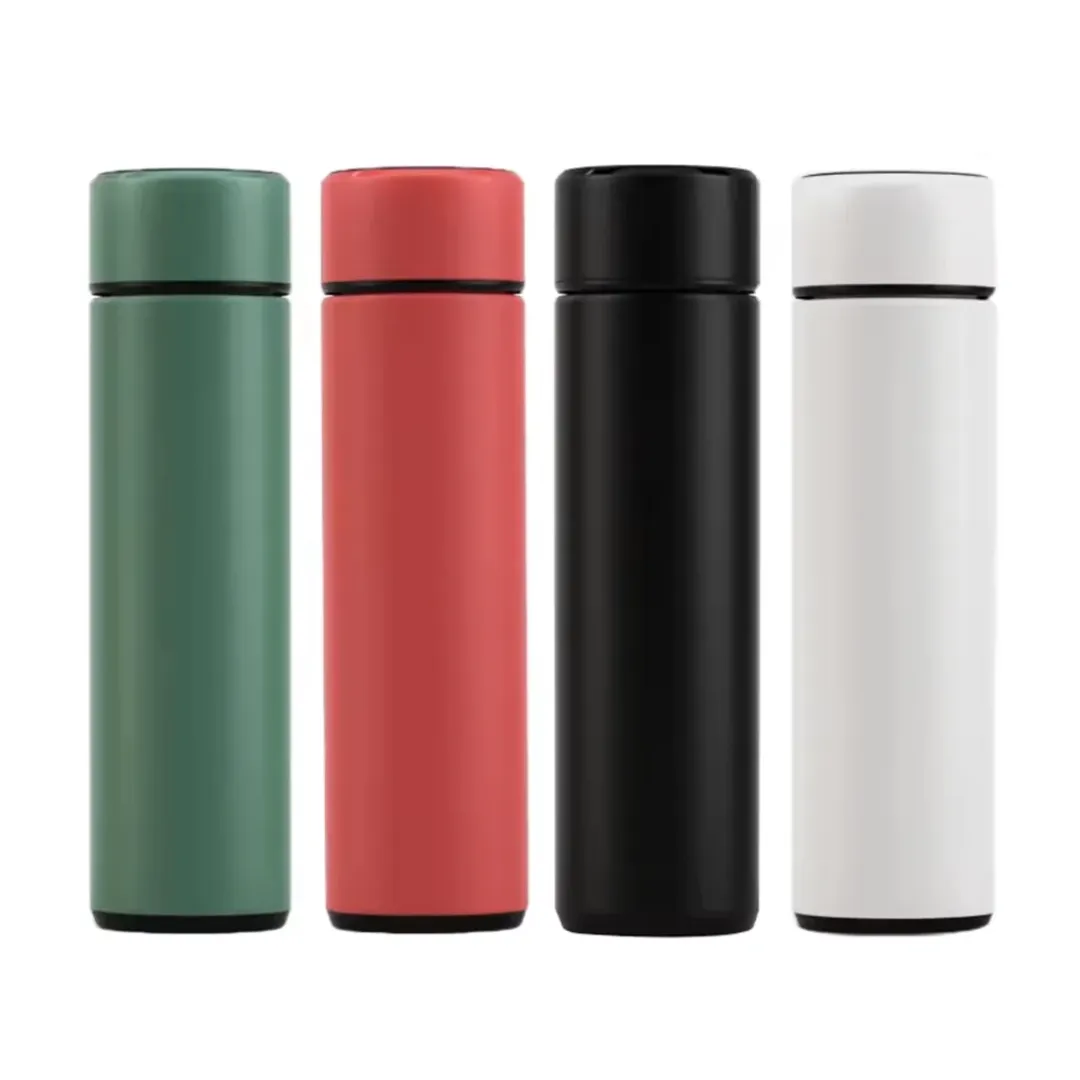 Termo Smart 500ml LED Affichage de la température Bouteille d'eau isolante en acier inoxydable