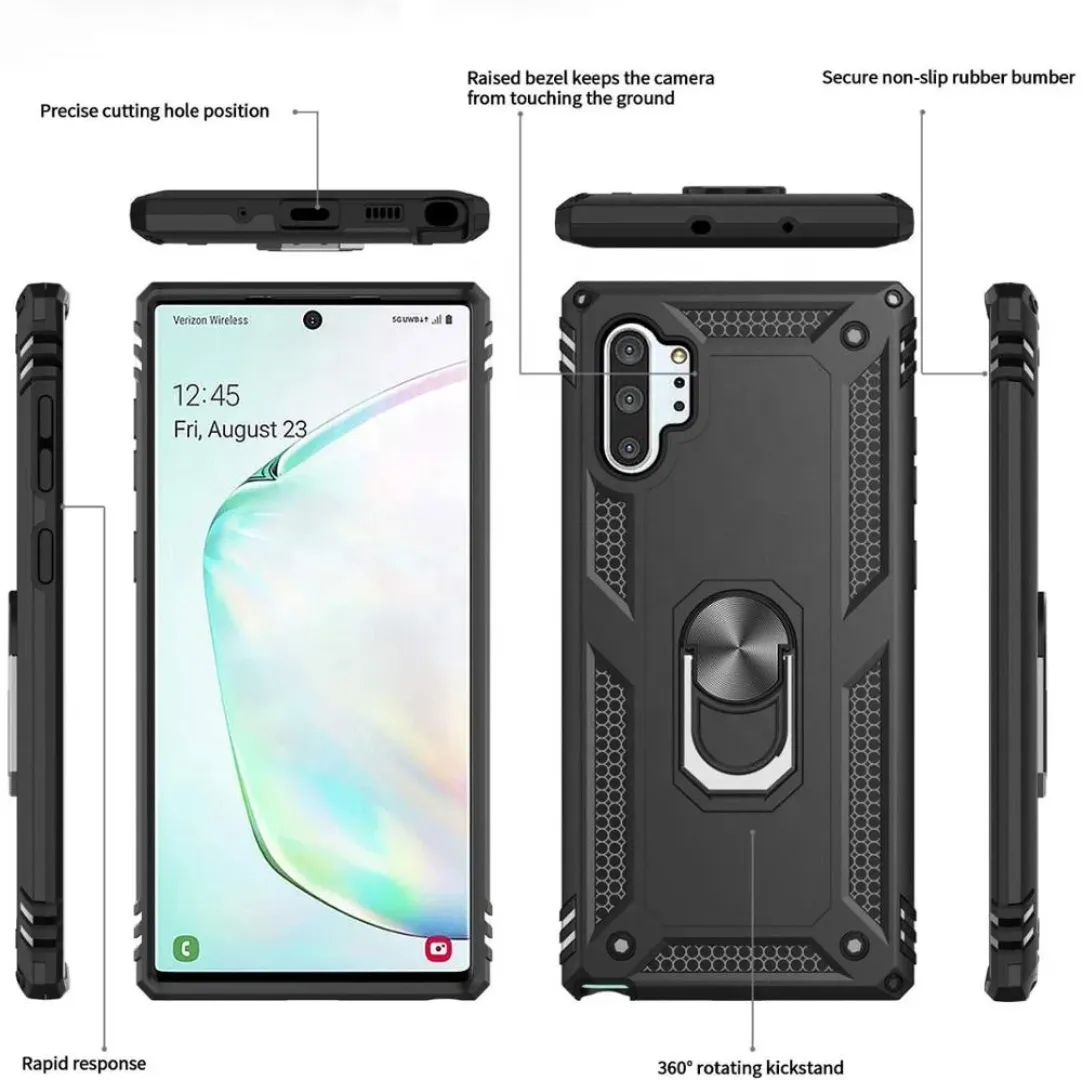 Fengleyi — Coque pour Samsung Galaxy Note 10 Plus, 5G, Pro avec Support Anneau