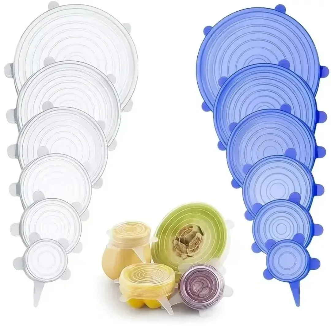Couvercle en silicone Smiley Face pour conservation des aliments