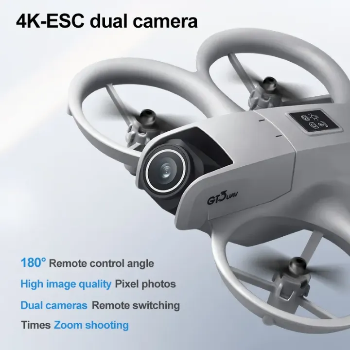 Mini Drone 4K 68g à Double Caméra avec Lumière LED GT3