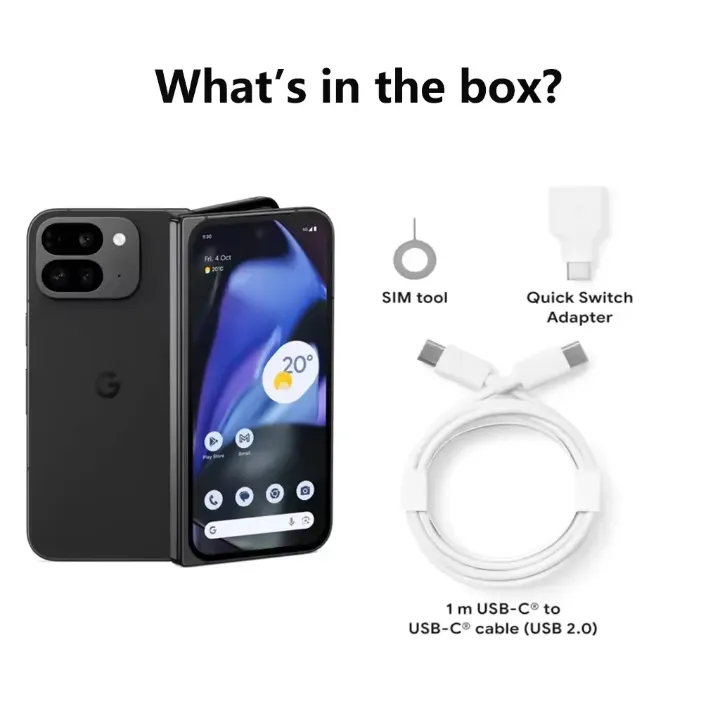 Pour Pixel 9 Pro Fold AI Déverrouiller Original US Version 5G Smartphone