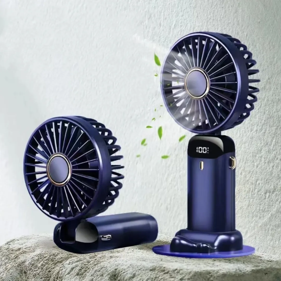 Mini Ventilateur de Poche USB – Rechargeable & Silencieux – Idéal Été, Bureau et Voyage