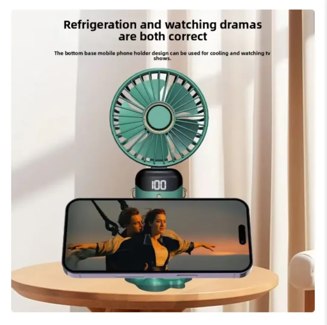 Mini Ventilateur de Poche USB – Rechargeable & Silencieux – Idéal Été, Bureau et Voyage