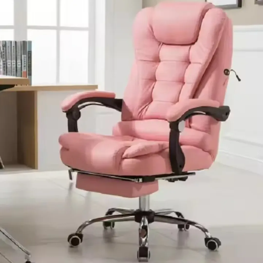 Chaise de bureau moderne ergonomique avec repose pied pour patron
