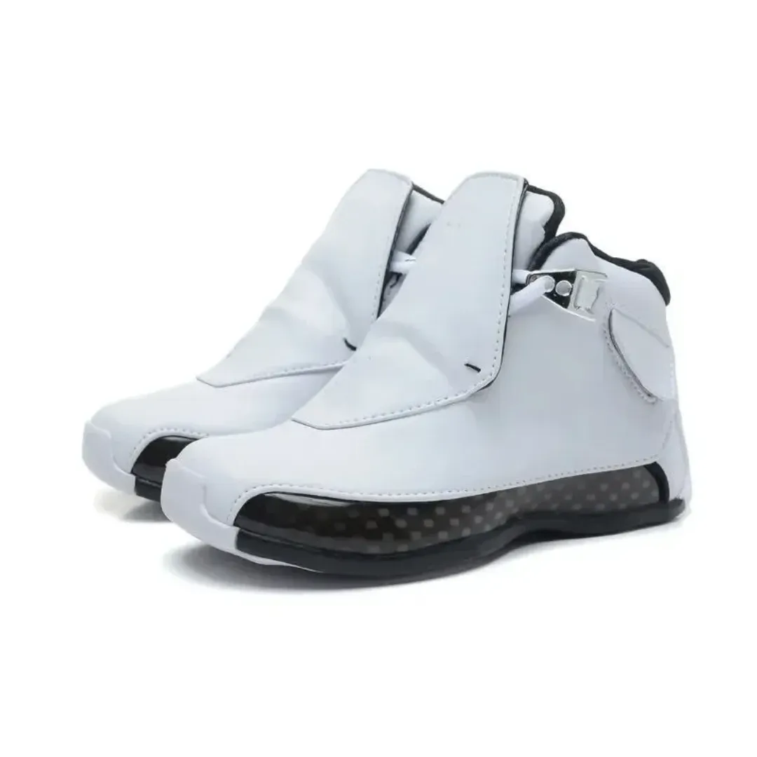 18S White Sport Royal Black Countdown Pack Chaussures de basket-ball Hommes