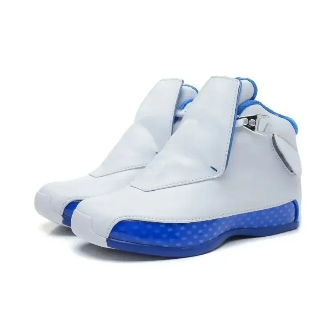 18S White Sport Royal Black Countdown Pack Chaussures de basket-ball Hommes