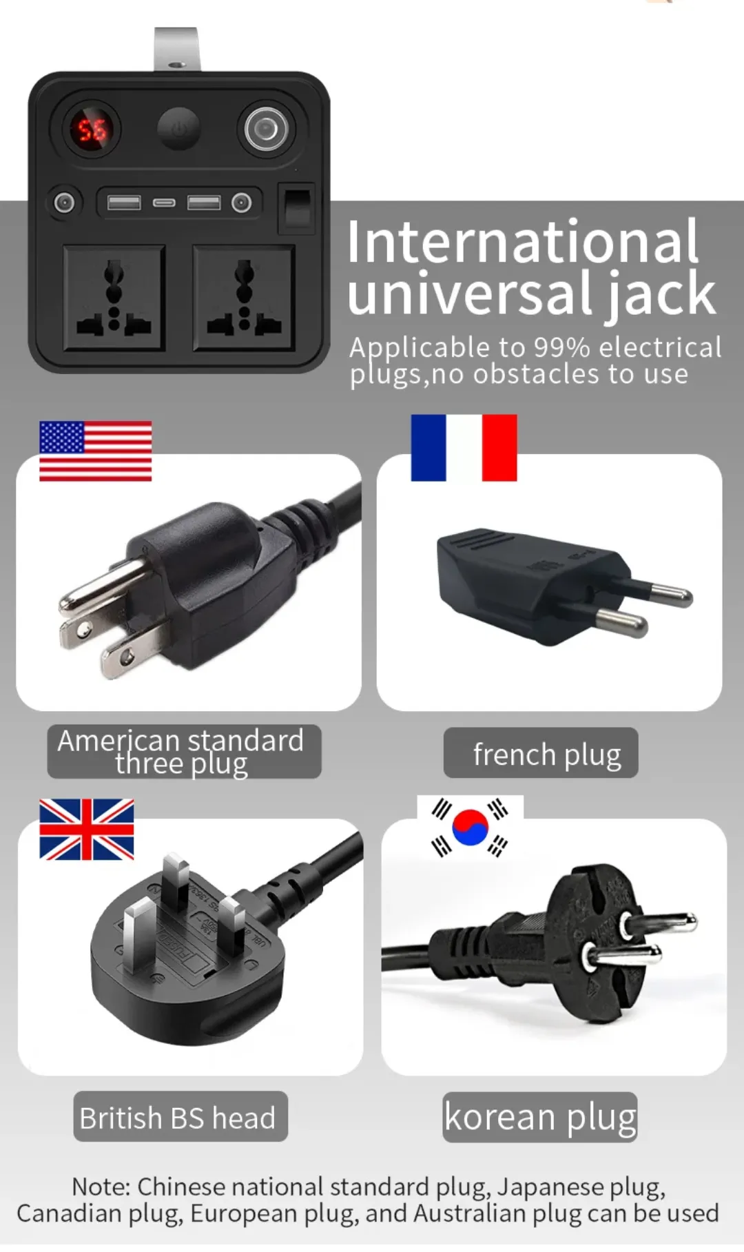 Générateur solaire portable 300W avec batterie LiFePO4