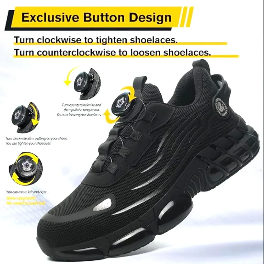 Bottes de travail à boucle automatique pour hommes