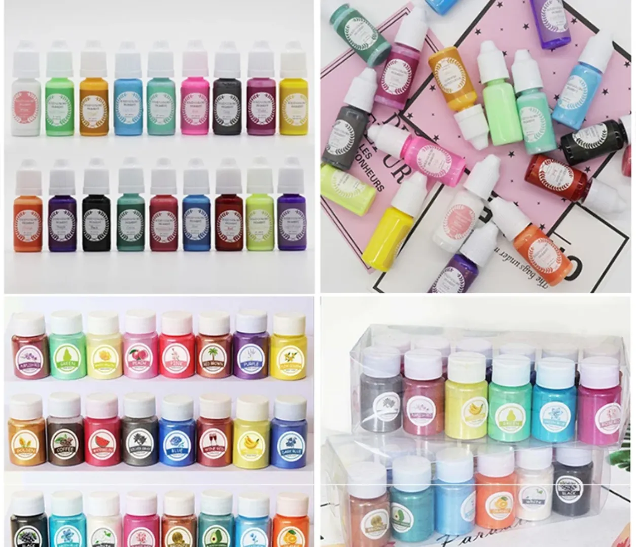 Kit de démarrage en résine époxy cristal pour bijoux DIY