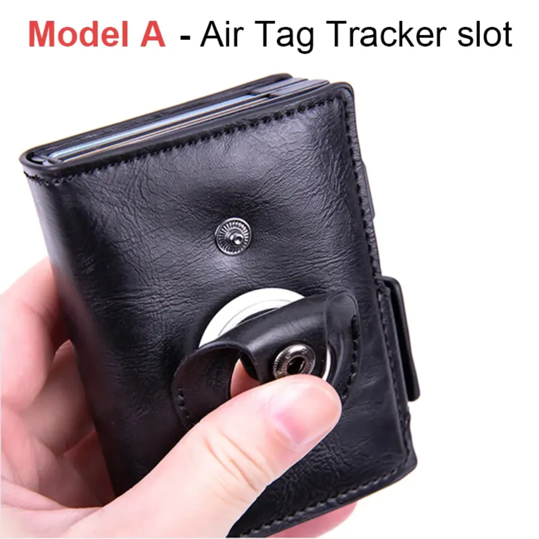 Portefeuille Mince en Fibre de Carbone avec Blocage RFID