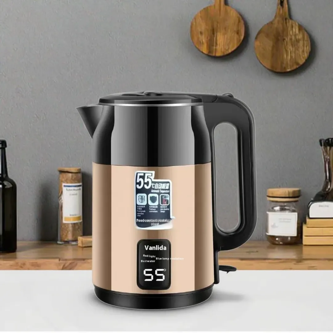 Bouilloire Électrique Entièrement Automatique en Acier Inoxydable Isolé à Température Constante