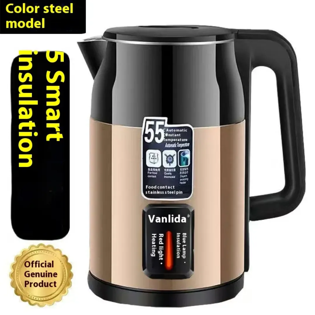 Bouilloire Électrique Entièrement Automatique en Acier Inoxydable Isolé à Température Constante