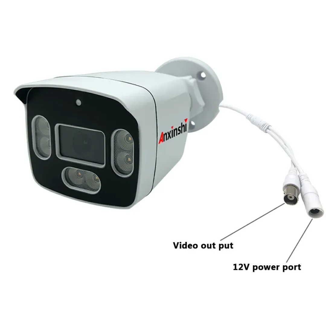 Prix usine Anxinshi TSEye 2MP 8CH Full HD Couleur Version Nuit Bullet Caméra XVR Kit Sécurité À Domicile CCTV Système + 500 GB HDD