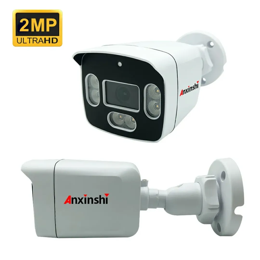 Prix usine Anxinshi TSEye 2MP 8CH Full HD Couleur Version Nuit Bullet Caméra XVR Kit Sécurité À Domicile CCTV Système + 500 GB HDD