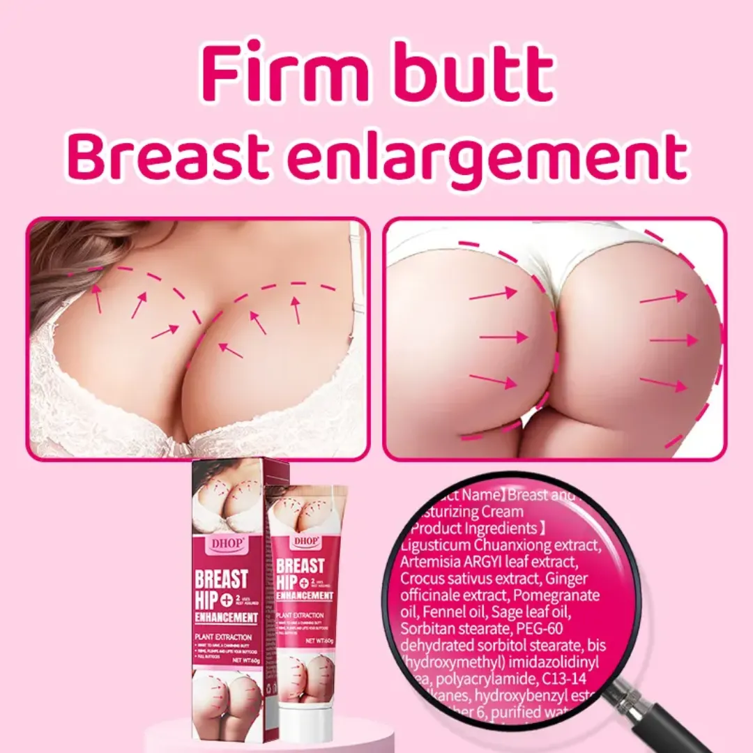 Crème pour le corps Aide à développer la poitrine et les Fesses Réguler l'hormone Hydrater une peau lisse Produits de soins du corps sexy