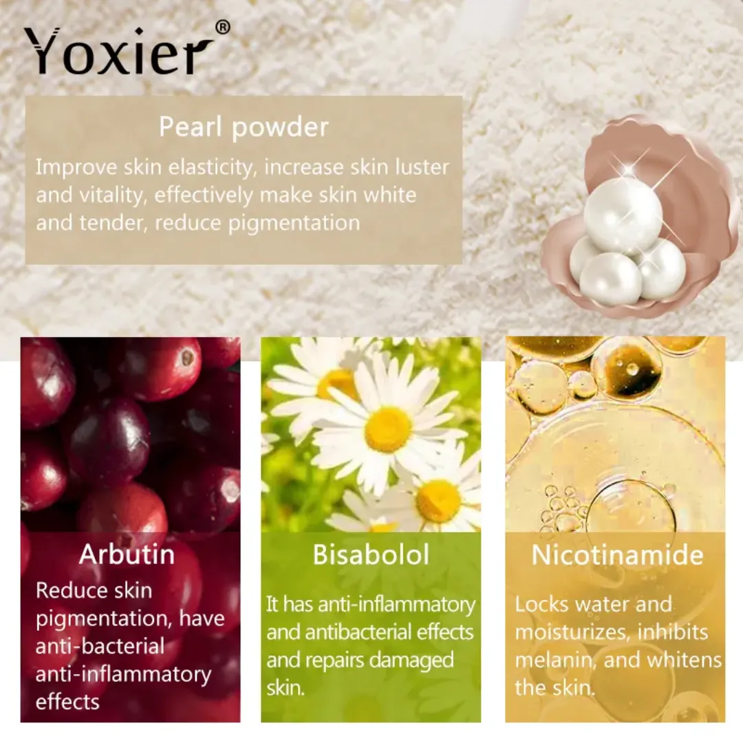 Crème éclaircissante anti-taches brunes, Lotion corporelle à base de Nicotinamide