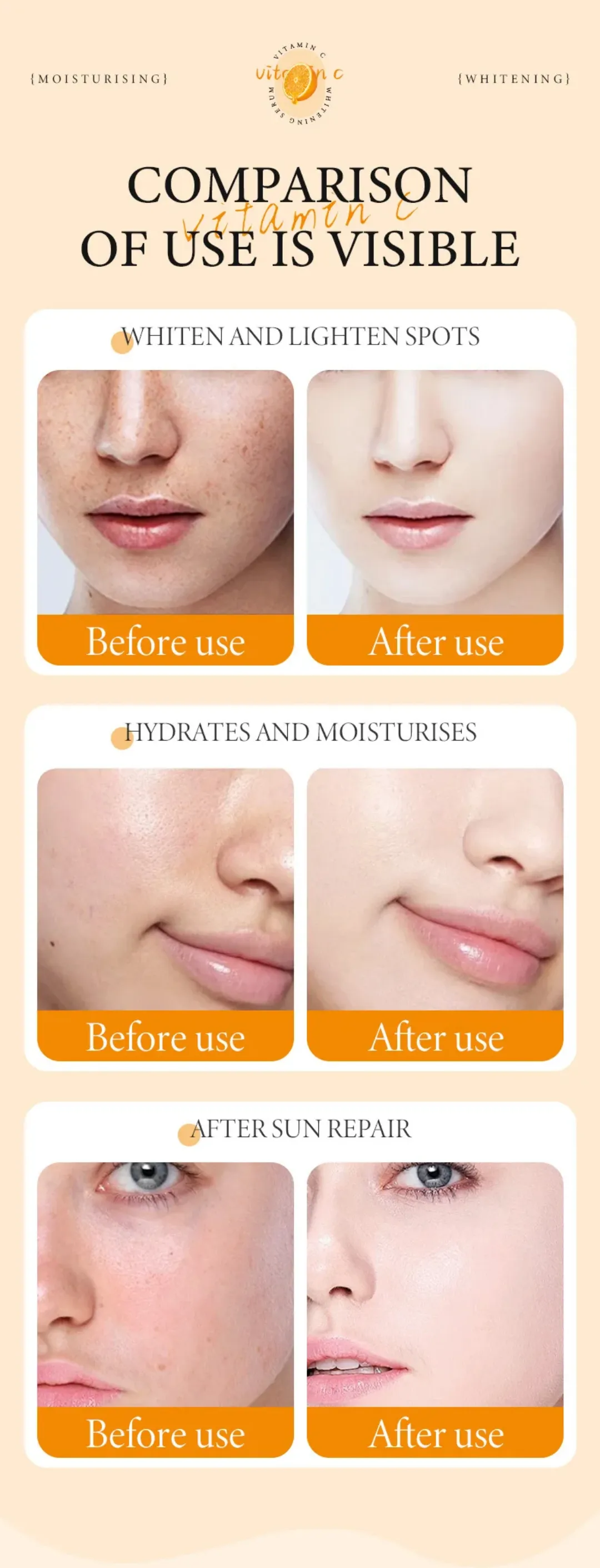 Vitamine C anti-rides sérum pour le visage lifting raffermissant fondu ridules Anti-âge Essence blanchissant éclaircir nourrir soins de la peau