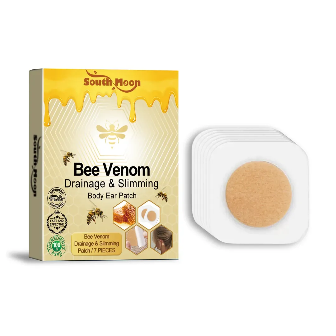 7 Pièces Abeille Venin Corps Oreille Patch Acupoint Patch Oreille Autocollant