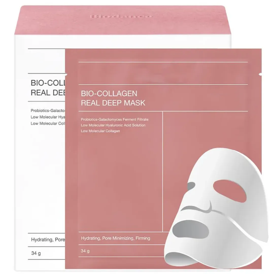 4 Pcs/boîte Bio-Collagène Absorbable Real Deep Mask Night Moisturizing Mask
