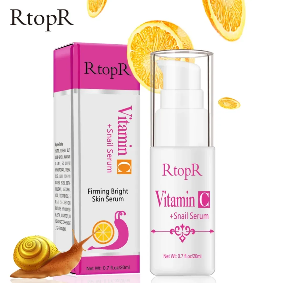 Sérum à la Vitamine C et Bave d'Escargot Anti-rides et Raffermissant