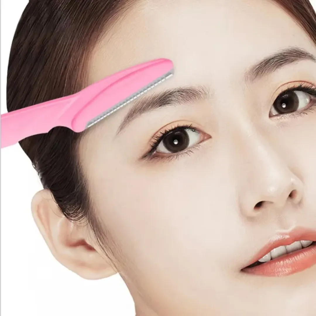 6 Pack Sourcils Rasoir Tondeuse Polyvalent Exfoliant Visage Rasoir Corps Épilateur Lame pour Femmes