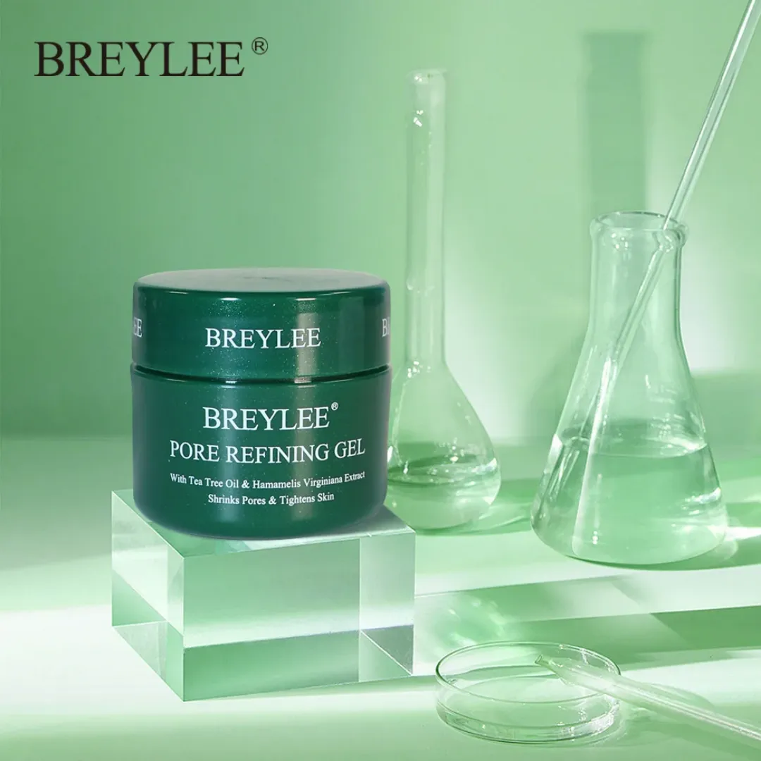 BREYLEE Gel de raffinage des pores rétrécissement Pores crème sérum hydratant raffermissant soins de la peau sèche Anti-âge contrôle de l'huile Essence du visage 40g