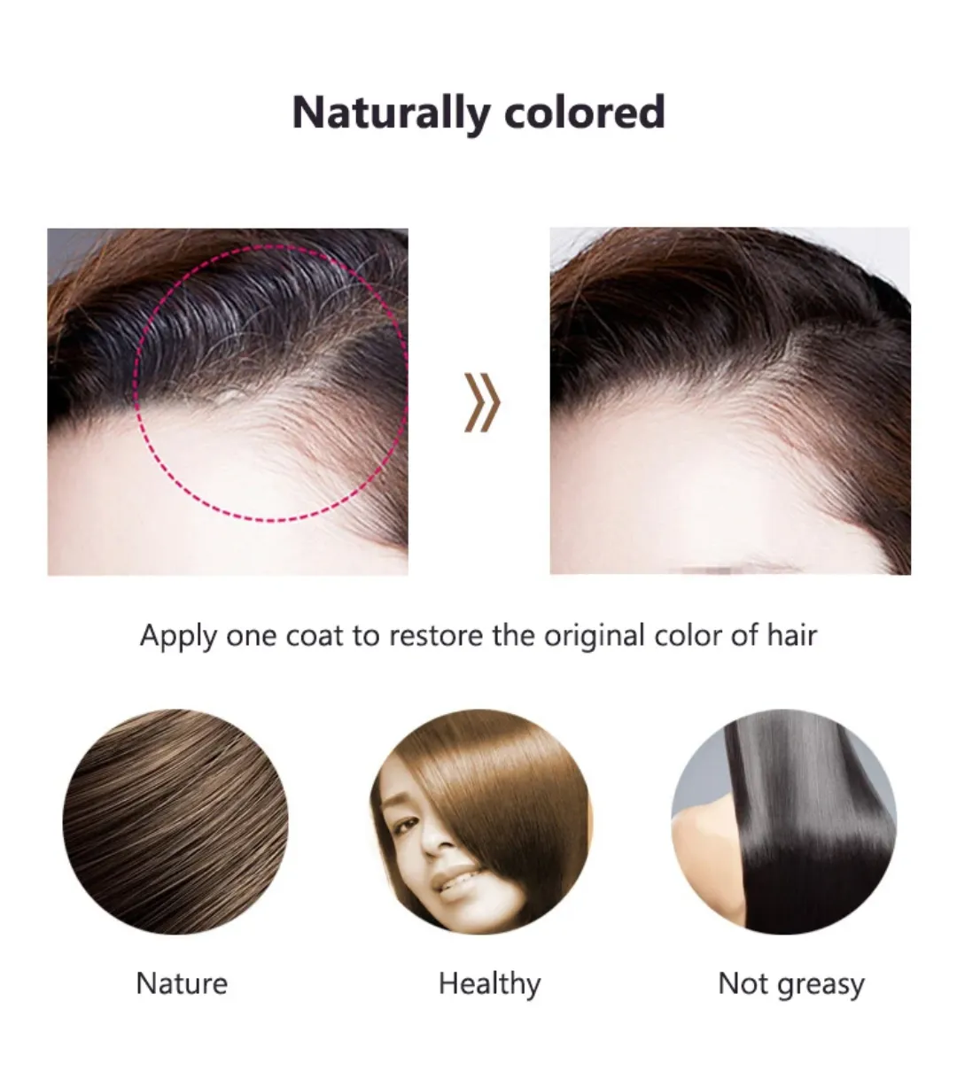 Stylo de teinture capillaire temporaire Rplushoverage