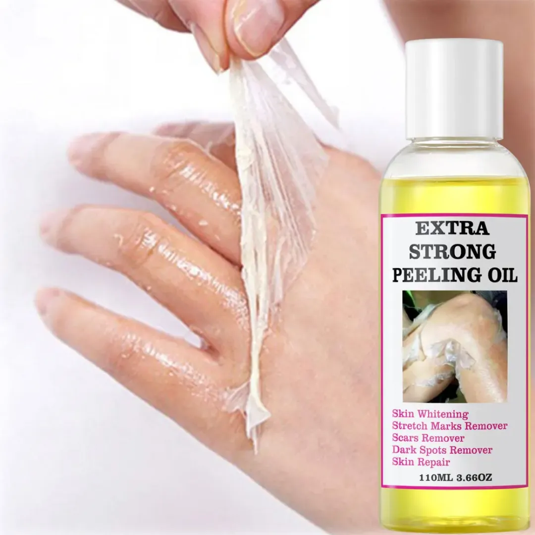 Huile Peeling Jaune Exfoliant Sérum de Soin de la Peau