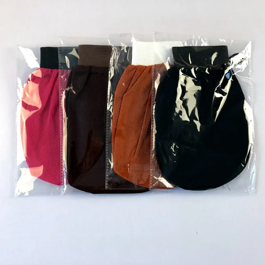 Gants exfoliants pour le dos et le visage - Serviettes de nettoyage en profondeur multicolores