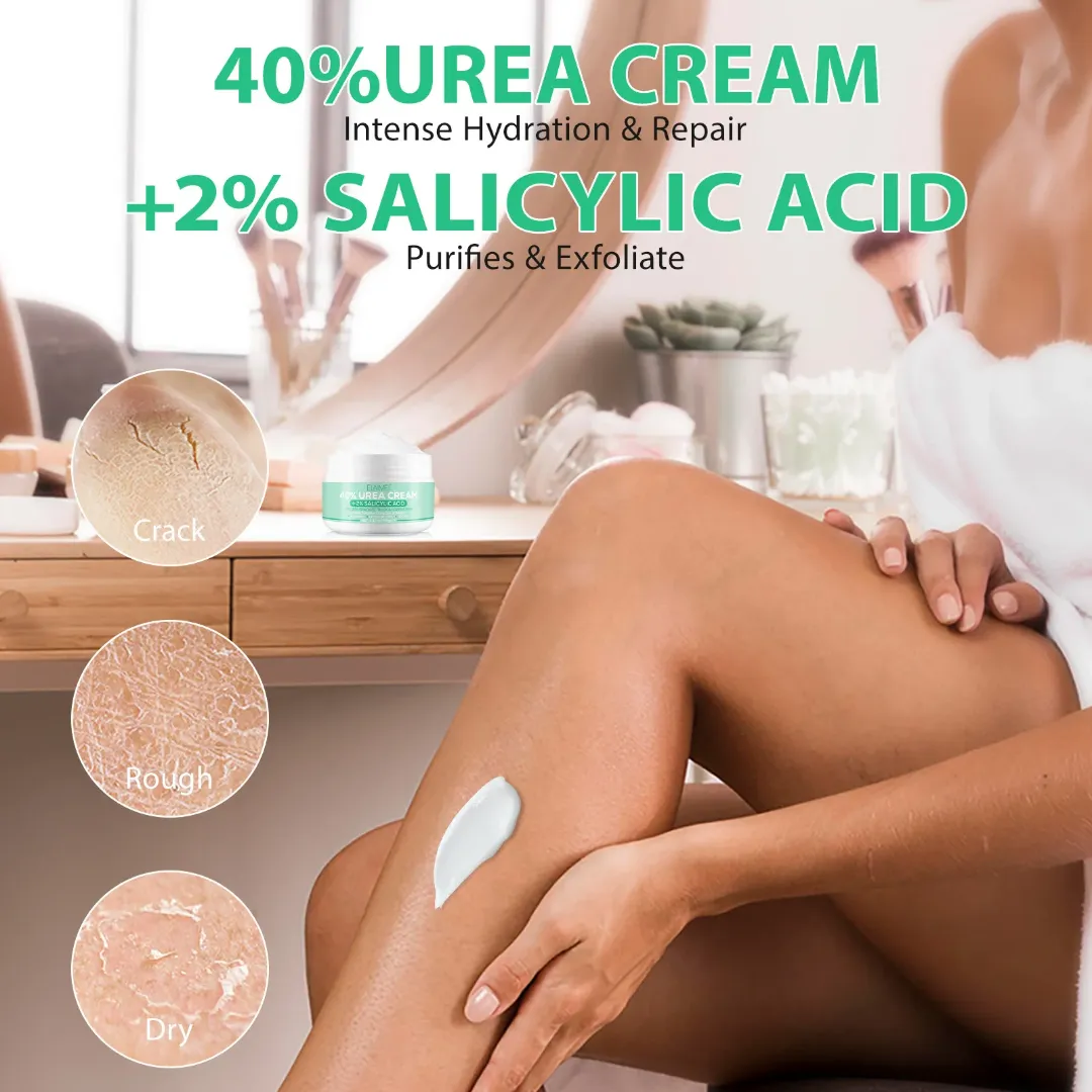 Crème pour les pieds hydratante à l'urée 40% et acide salicylique 2%
