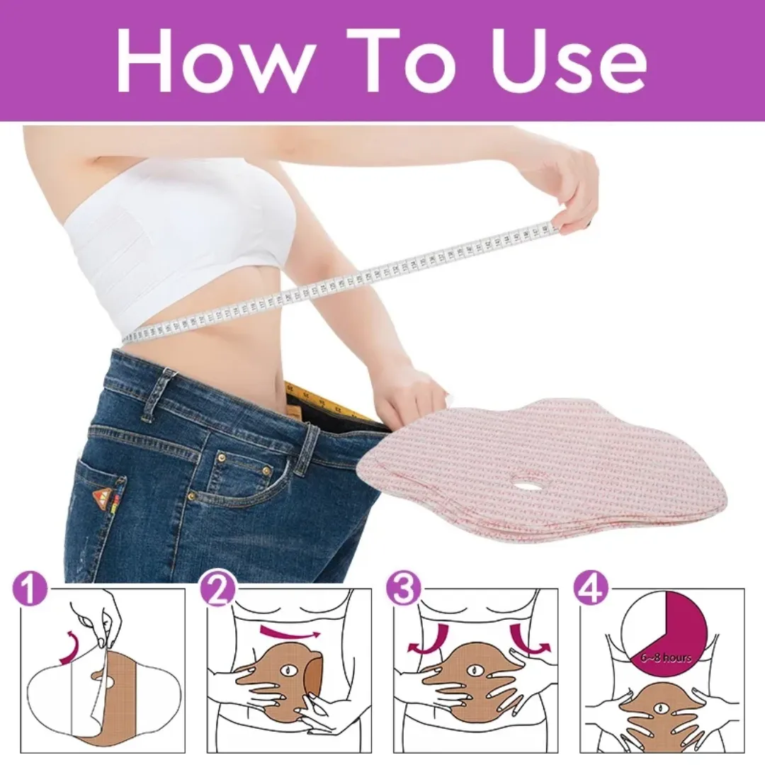 10 Pièces/boîte Patch Minceur Rapide Ventre