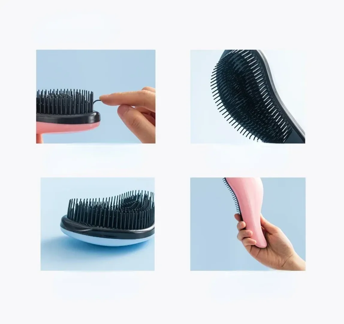 Peigne à cheveux magique et lisse Brosse à cheveux de massage antistatique