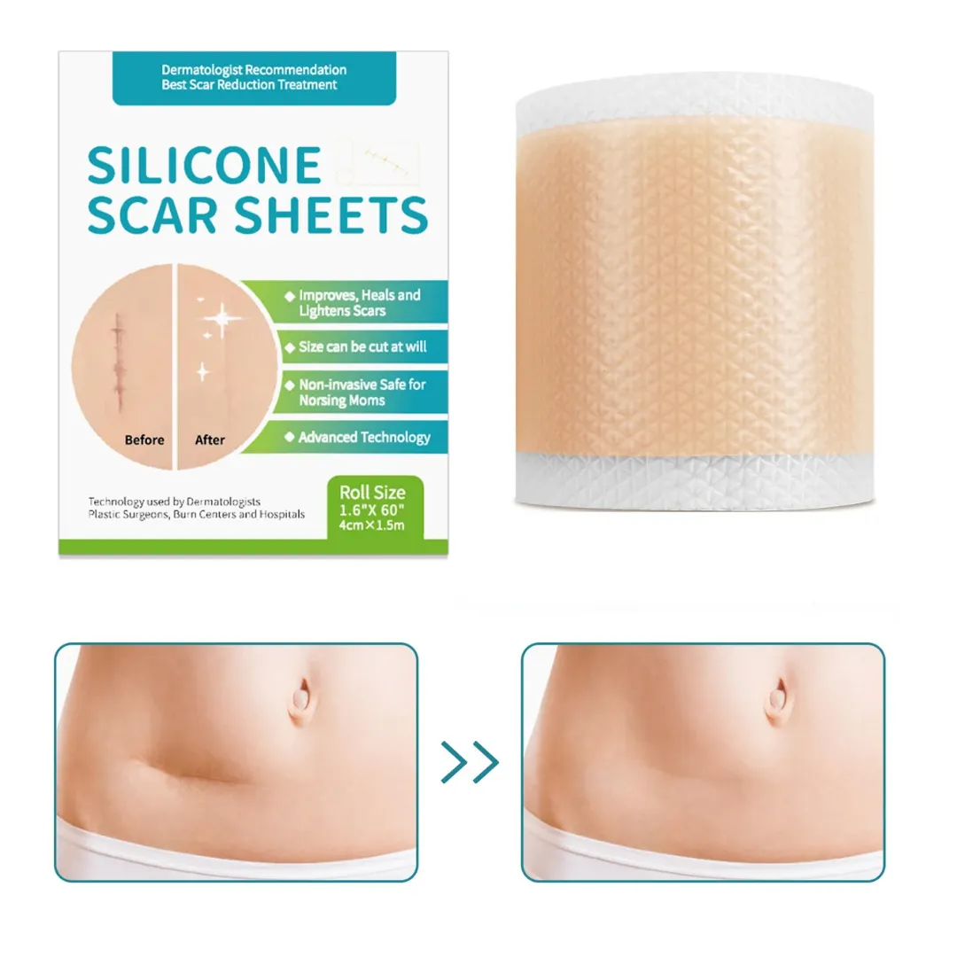 Rouleau de Gel Silicone pour Cicatrices 4cm x 1.5m