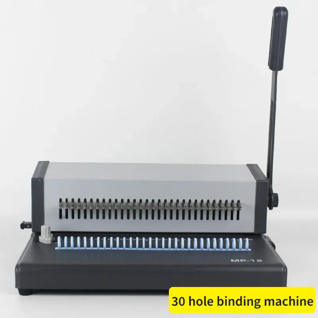 Perforateur de papier A4 à 30 trous et 26 trous à feuilles mobiles, perforateur multi-trous pour machine à relier les fils, poinçon de reliure