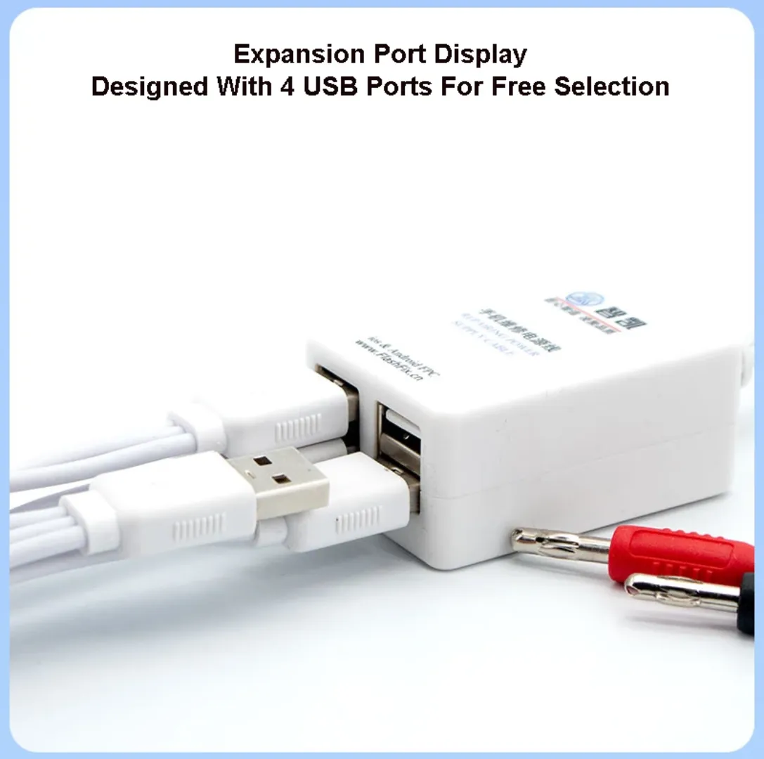 Zhikai Power Test Tool Ligne de câble de démarrage pour Iphone Android Huawei Samsung