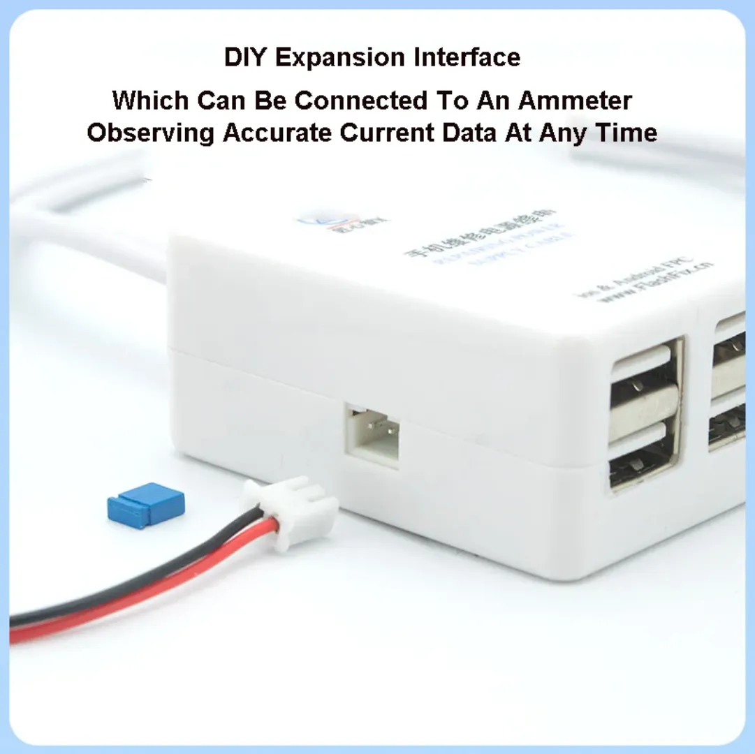 Zhikai Power Test Tool Ligne de câble de démarrage pour Iphone Android Huawei Samsung