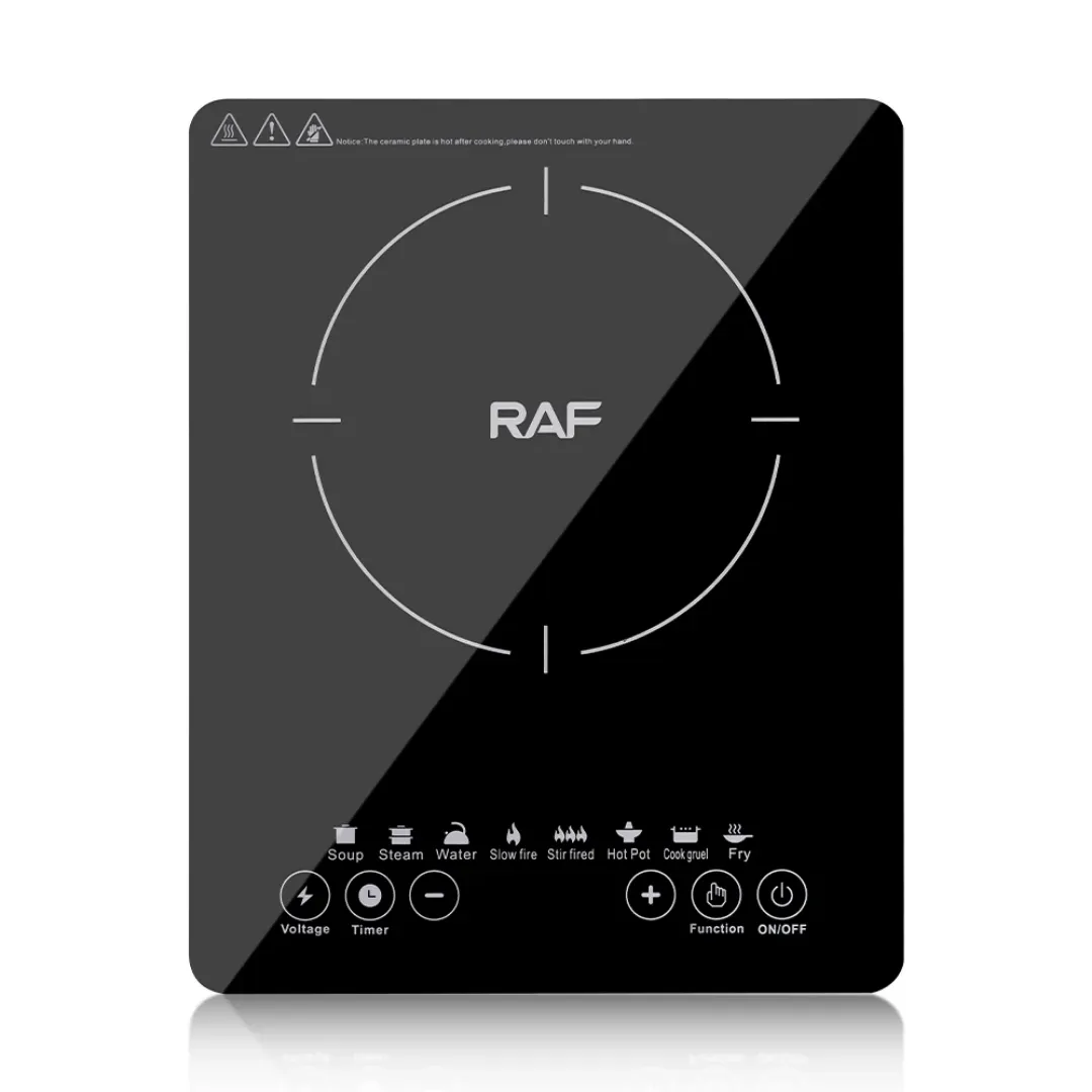 Nouvelle cuisinière à induction RAF R.8107 portable à commande numérique à écran tactile