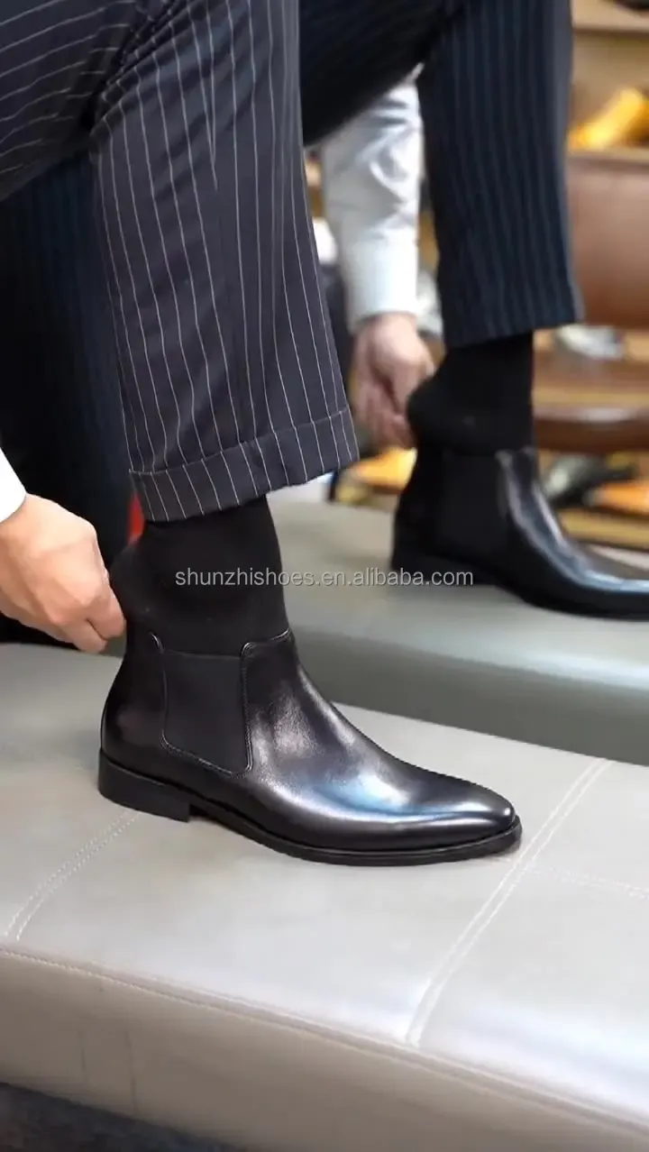 Chelsea Boots avec panneaux latéraux élastiques