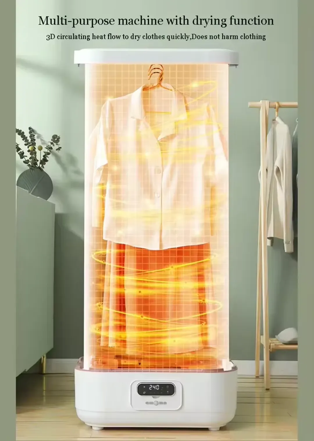 Sèche-linge à vapeur intelligent pour la maison - Machine de stérilisation et d'élimination des acariens