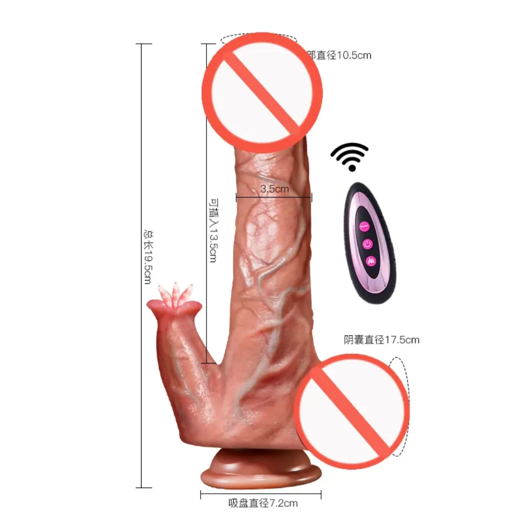 21cm Gode Sex Toy Luxe en Silicone Super Réaliste pour Femme