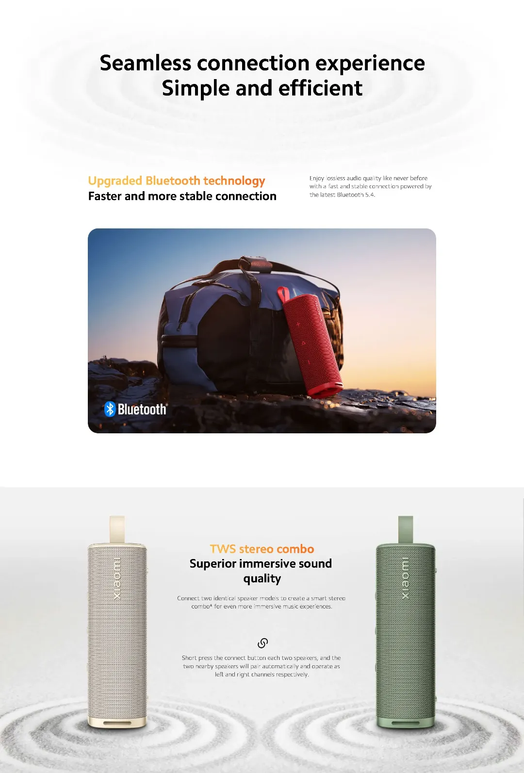 Enceinte Bluetooth Étanche Xiaomi Boombox 30W – Son Puissant, Batterie Longue Durée, Portable et Design Premium