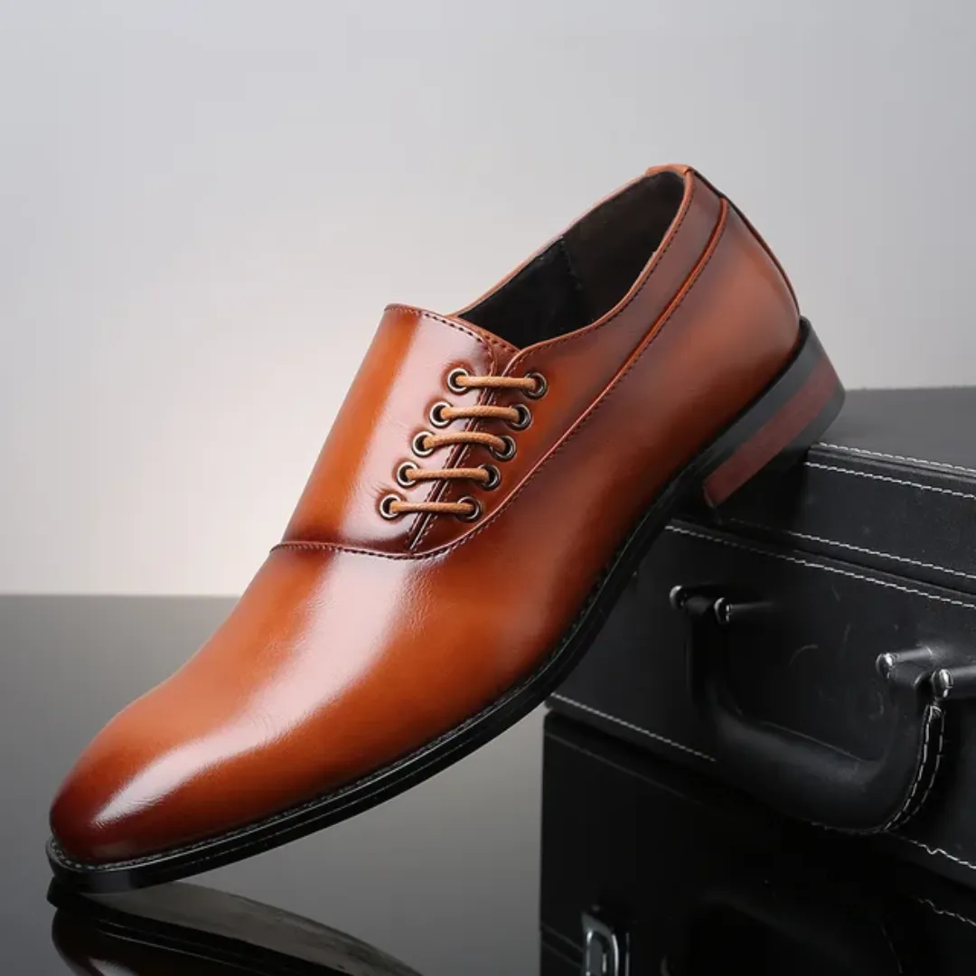Chaussures Habillées en Cuir Homme – Style Oxford & Derby – Plusieurs Couleurs Élégantes